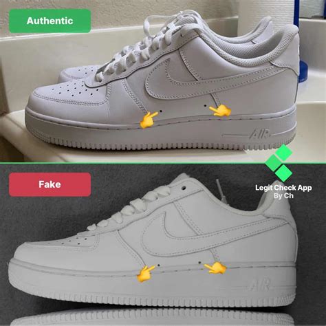 how to tell if a nike shoe is fake|air force 1 legit check.